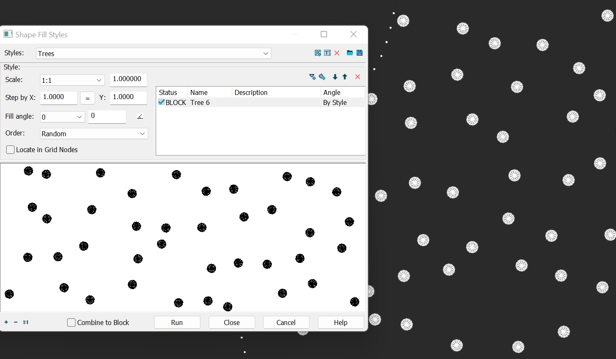 Topografische Schraffuren